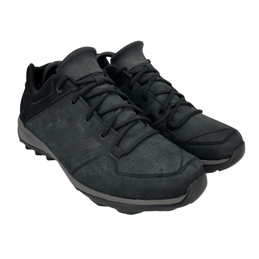 Adidas Shoes Mens Size 10 Daroga Plus Lea Adiprene Traxion Hiking Sneakers 2021